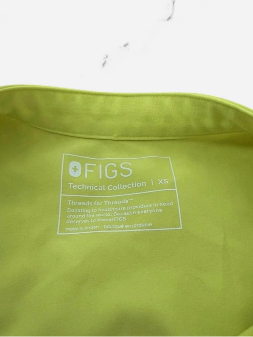 Figs Sea Mist Rafella Scrub Top - Picture 2 of 2